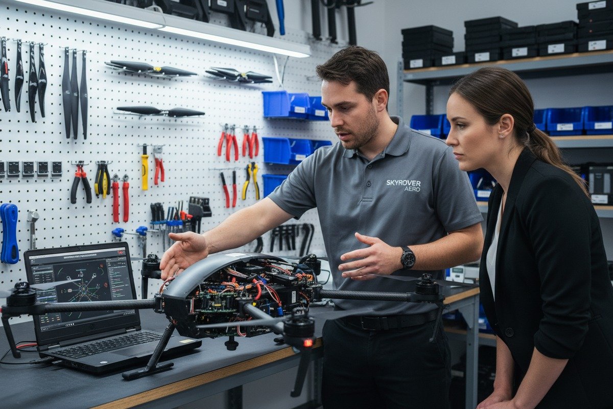 Evaluating technical support capabilities and repair services of local US agricultural drone agents (ID#3)