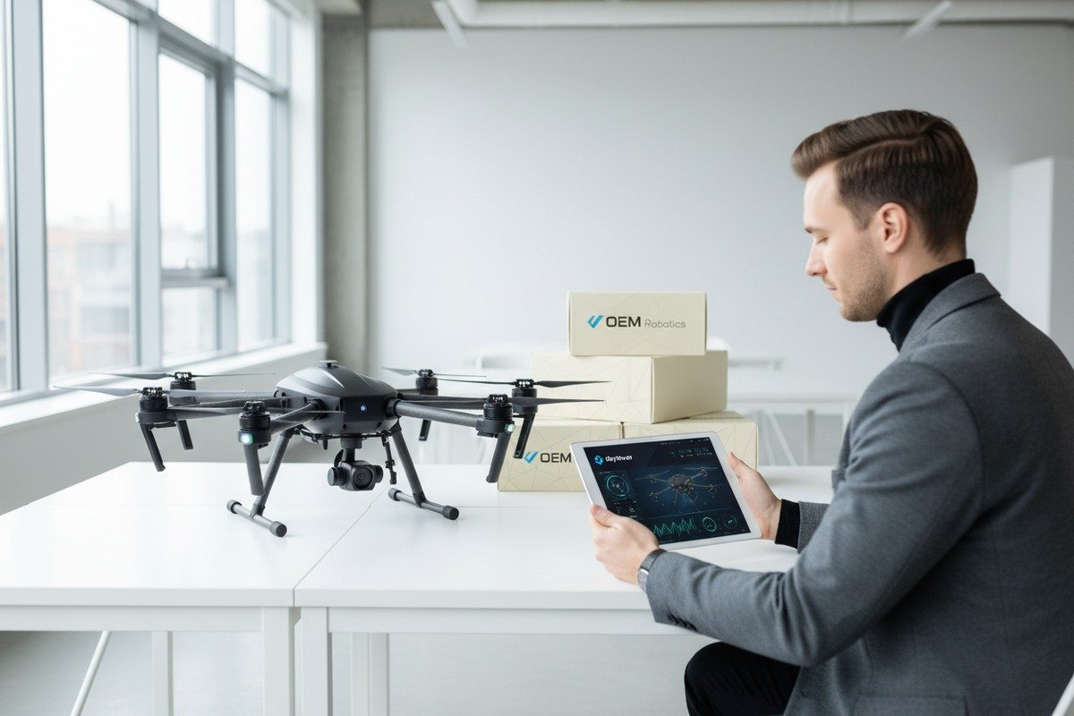 OEM customization for mapping drones including branded software and custom hardware features (ID#3)