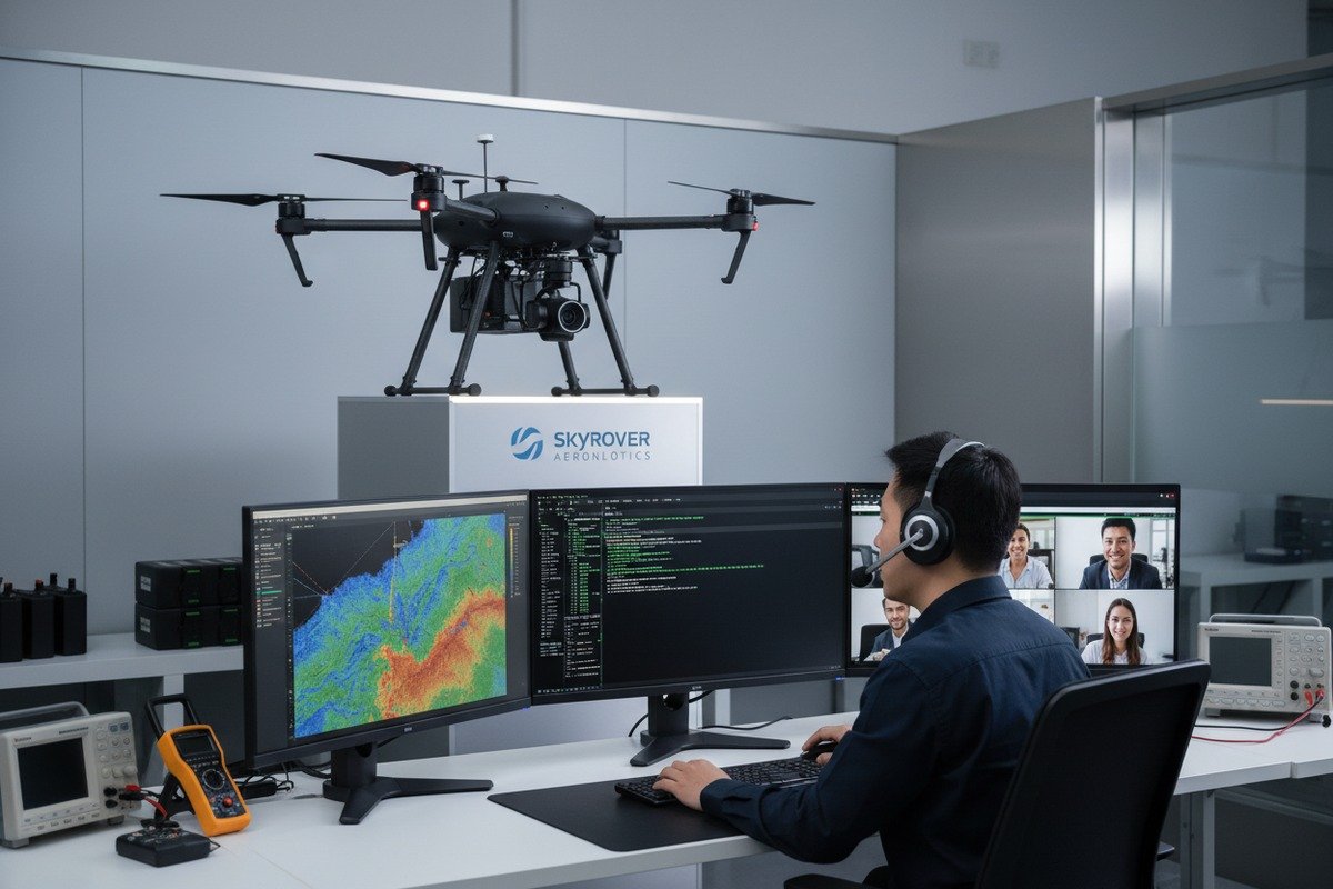 Supplier engineering support and export documentation for importing drone mapping modules (ID#5)