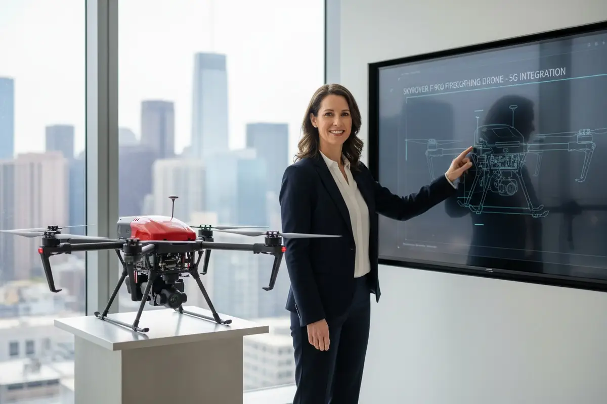 كيف تقيّم قدرة المورد لتطوير طائرات مكافحة الحرائق المسيرة بتقنية 5G في الولايات المتحدة؟