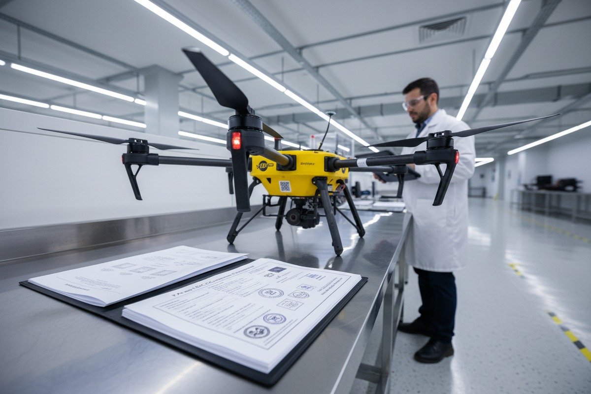Required certifications and engineering standards for drone suppliers entering the US market (ID#3)