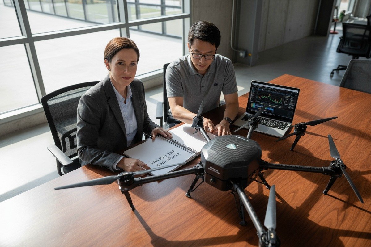 Evaluating supplier support for FAA waivers regarding agricultural drone operations (ID#1)