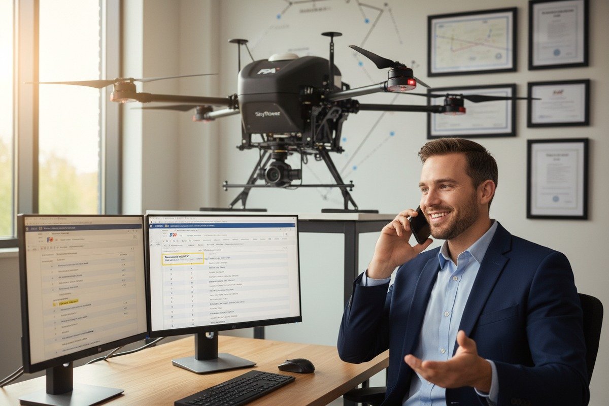 Verifying drone manufacturer track records through FAA exemption numbers and distributor references (ID#3)
