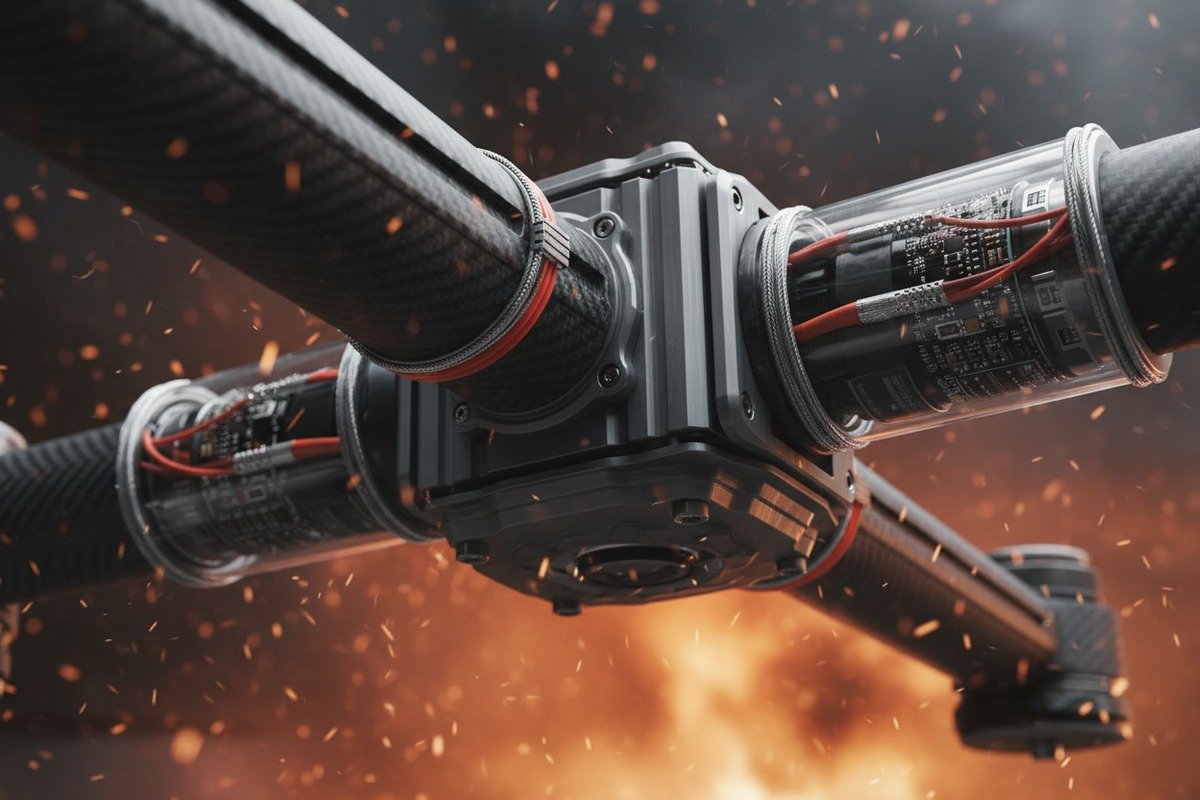 Supplier documentation and certifications for exporting specialized firefighting drone equipment internationally (ID#4)