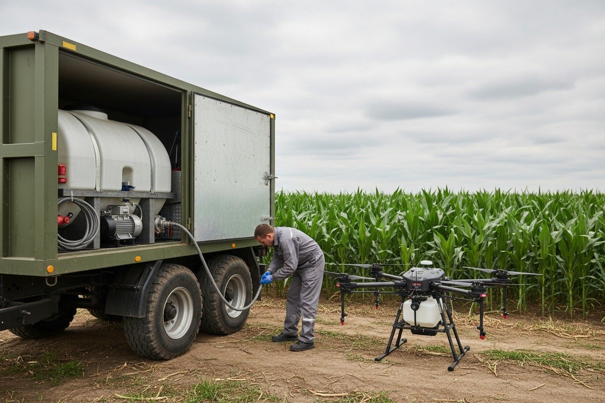 Shipping documentation and customs clearance for heavy-lift drone transport trailers (ID#4)