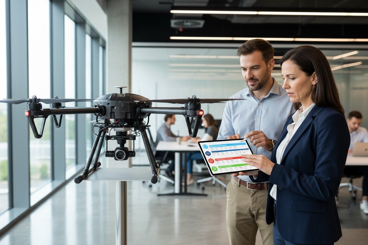 Professional agricultural drone sourcing and product roadmap discussion with suppliers (ID#1)