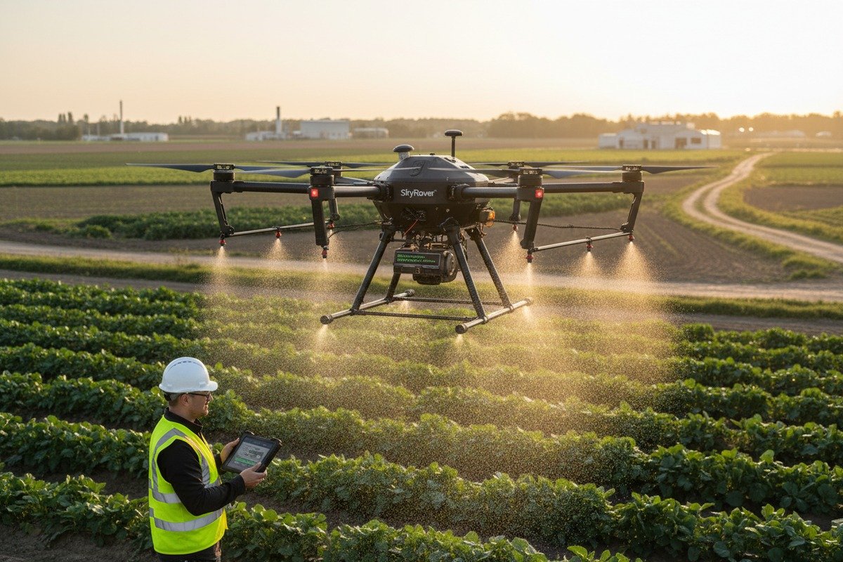 Testing drone payload SDK for controlling spray nozzles and real-time tank level sensors (ID#3)