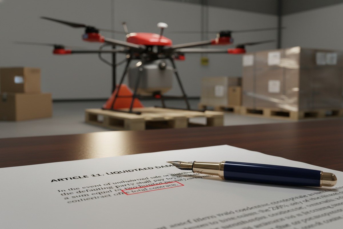 Contractual Financial Penalties Financial penalties and liquidated damages for unauthorized supplier sales to other US distributors (ID#3)