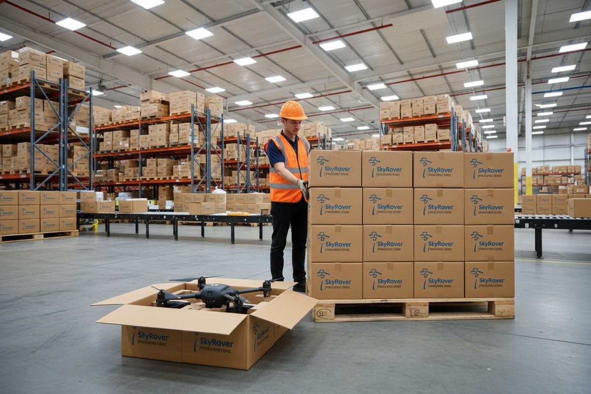 Lowering total landed costs through efficient eco-friendly packaging designs for bulk drone imports (ID#3)