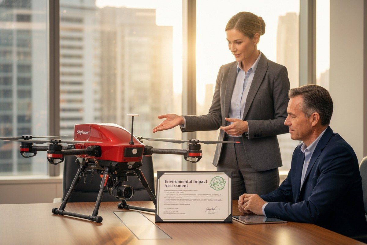 Sustainable packaging materials protecting firefighting drones during long-distance international shipping and transport (ID#4)