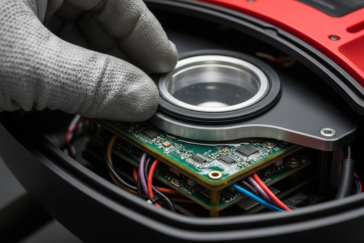 Drone IP rating standards IP67 and IP68 rated drone electronics protection against corrosive chemical fumes (ID#3)