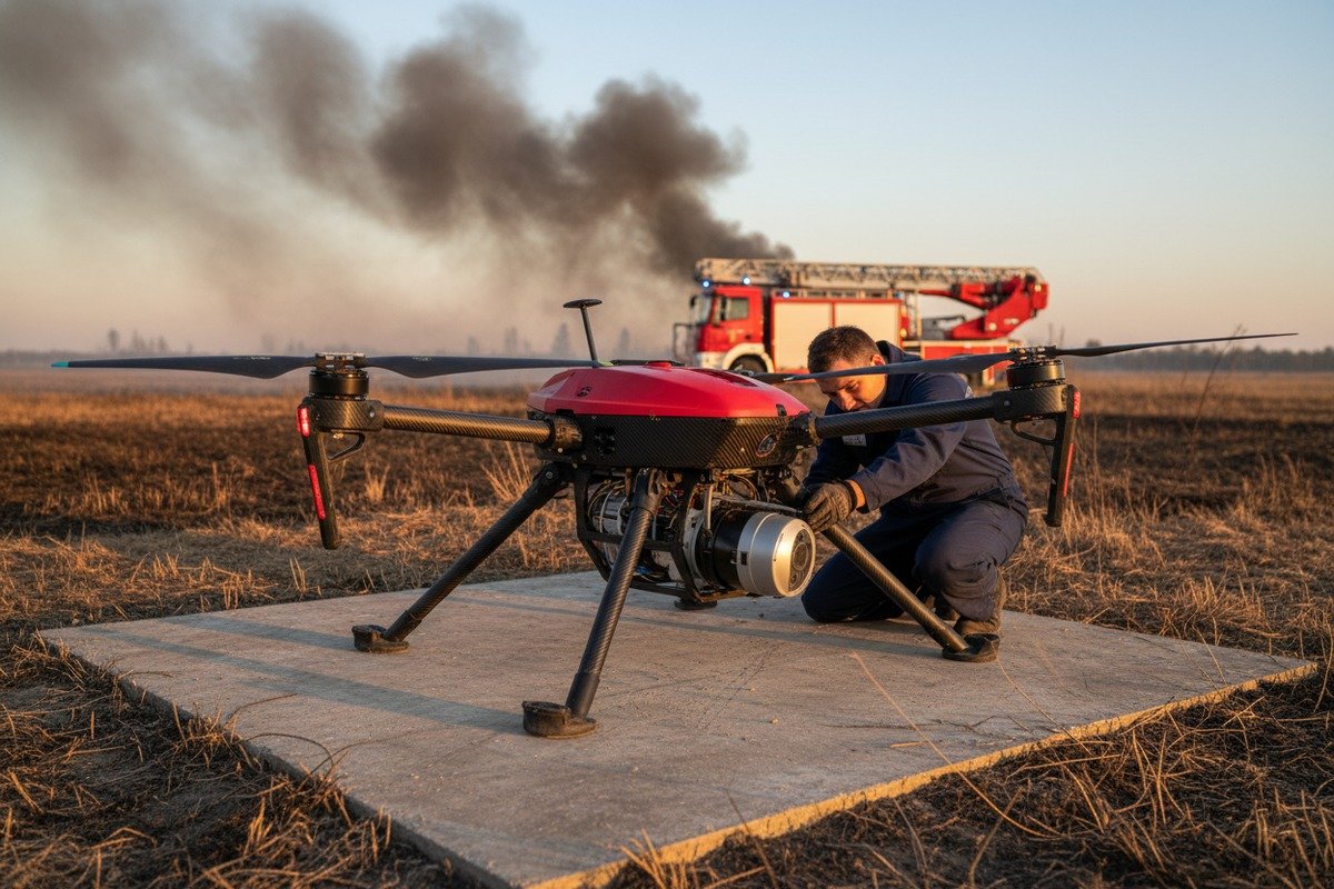 Supplier technical documentation and spare parts catalogs for efficient modular firefighting drone repairs (ID#5)