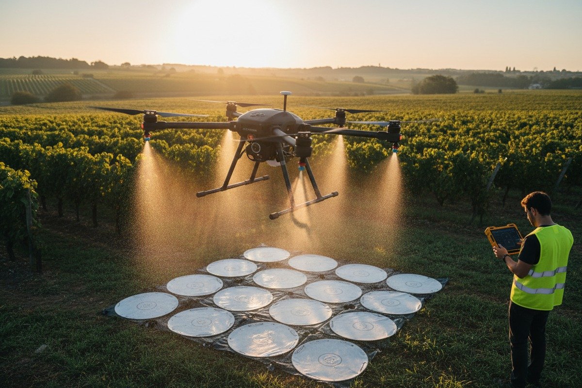 Controleren of landbouwdrone voldoet aan de EASA-voorschriften en de EU-normen voor drift van pesticiden (ID#2)