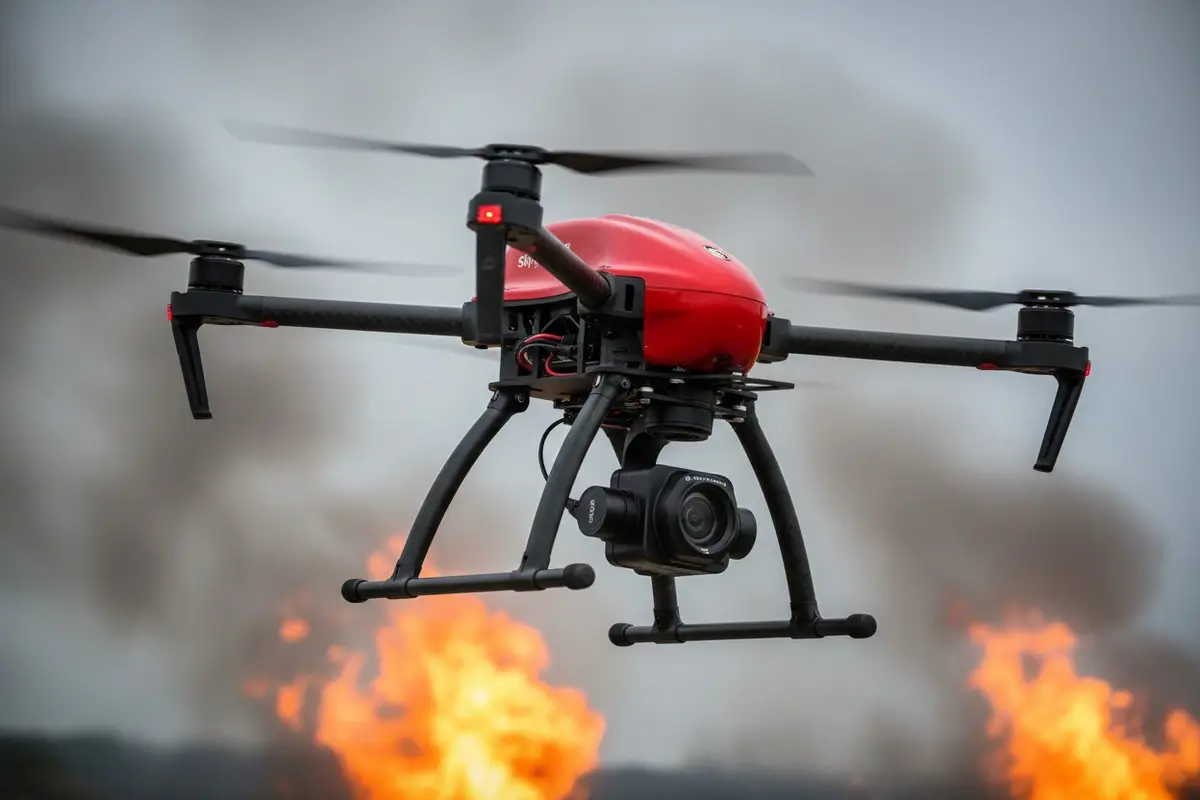 Quelles spécifications de stabilité du cardan garantissent des images claires lors de l'approvisionnement en drones de lutte contre les incendies ?