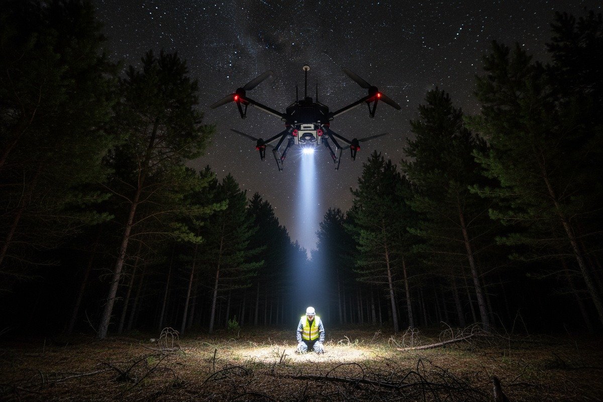 Minimum lumen requirements for urban police and rural search and rescue drone operations (ID#2)