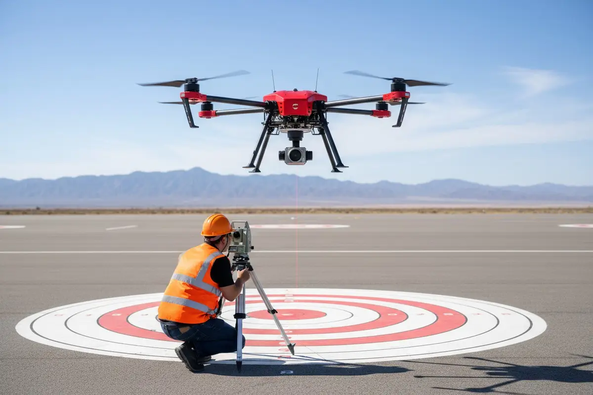 How to Verify Firefighting Drone Hovering Accuracy for Fixed-Point Observation?