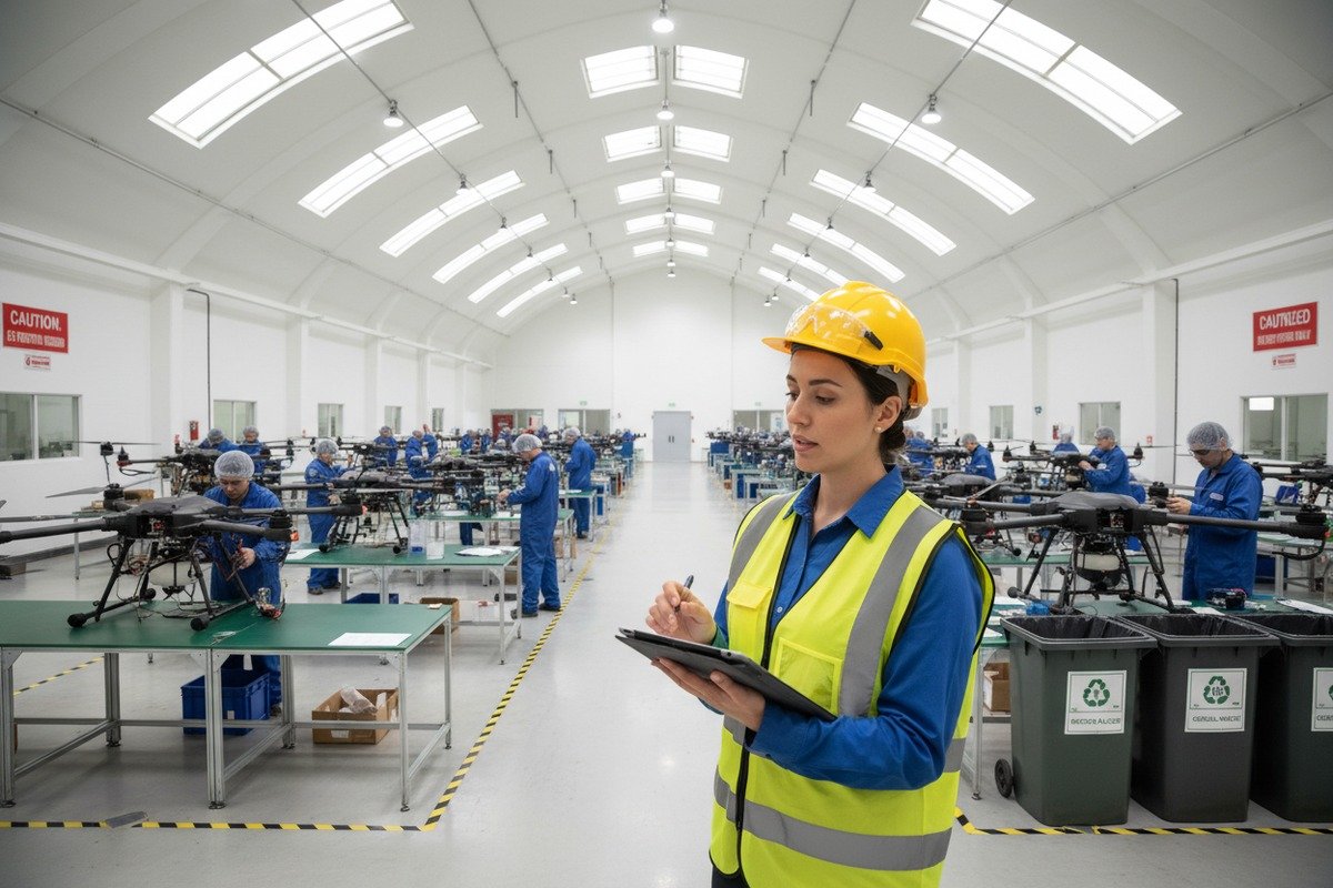 Verifying agricultural drone supplier ethics through factory audits and third-party social audit reports (ID#3)