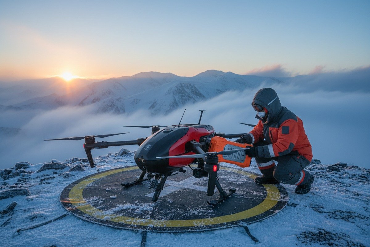 Supplier testing report data verifying drone flight stability and GPS accuracy at high altitudes (ID#4)