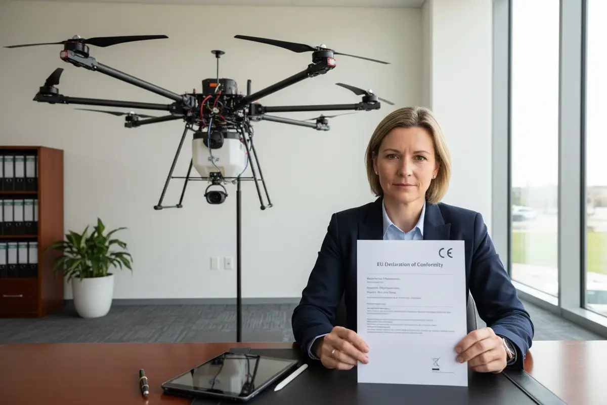 How to Request an EU Declaration of Conformity for Agricultural Drones from Suppliers?