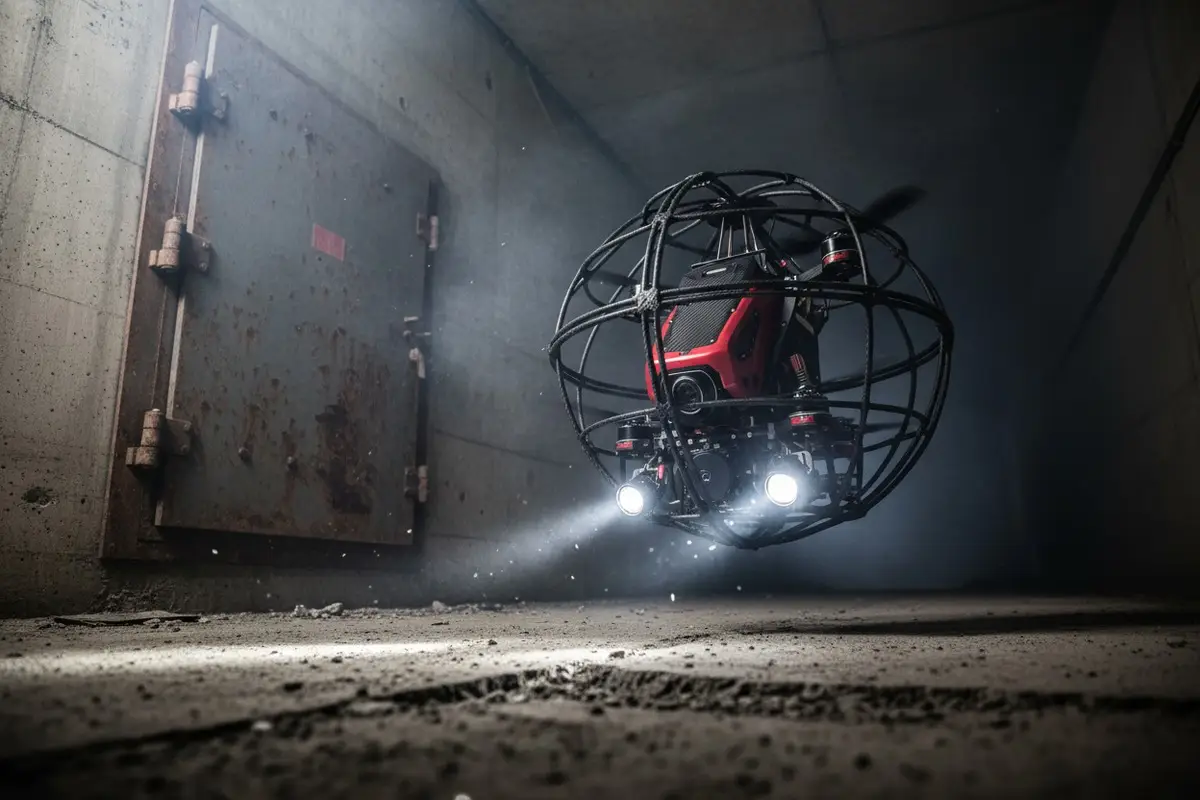 Which Protective Cage Designs Are Best for Confined Space Search and Rescue Firefighting Drones?