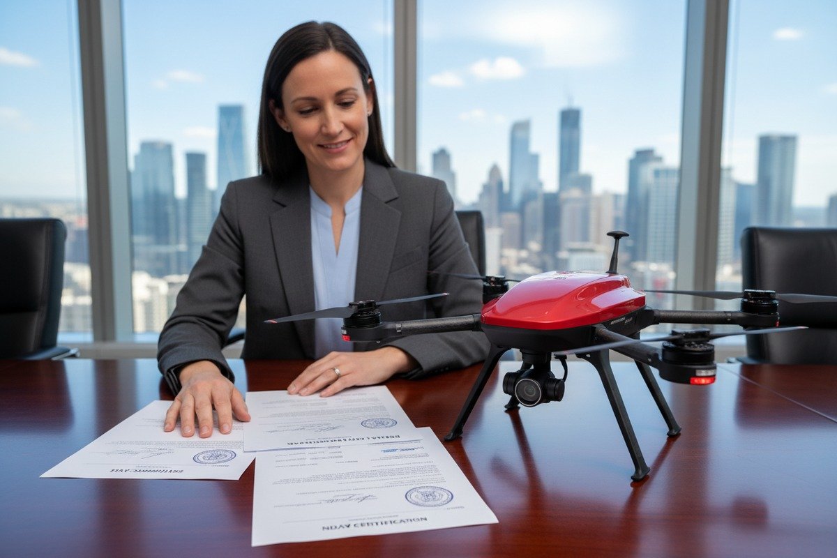 Essential drone documentation including FAA compliance and CE marking for import standards (ID#5)
