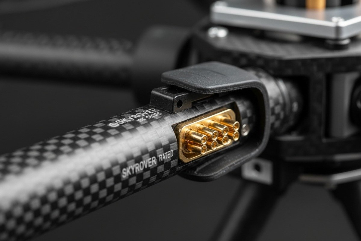 Key components for rapid part replacement in modular agricultural drone systems. (ID#3)