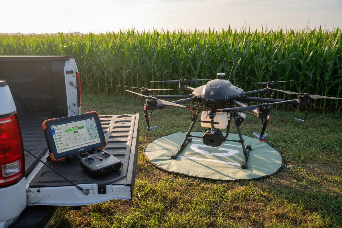 Verifying drone data compatibility with farm management software using various export file formats (ID#3)