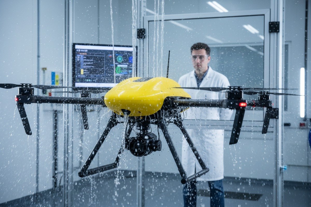 Demanding high quality control standards and IP ratings for durable firefighting drone equipment (ID#3)