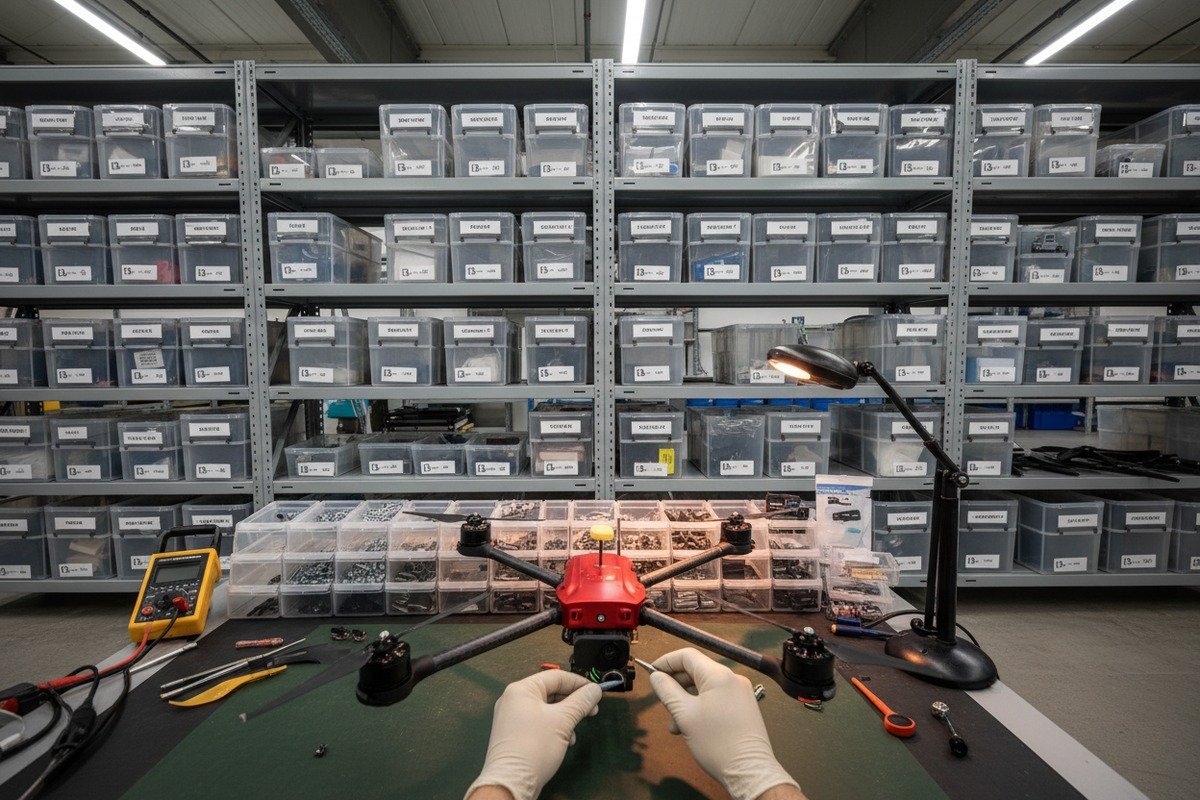 Assessing long-term maintenance support and spare parts availability for firefighting drone fleets (ID#5)