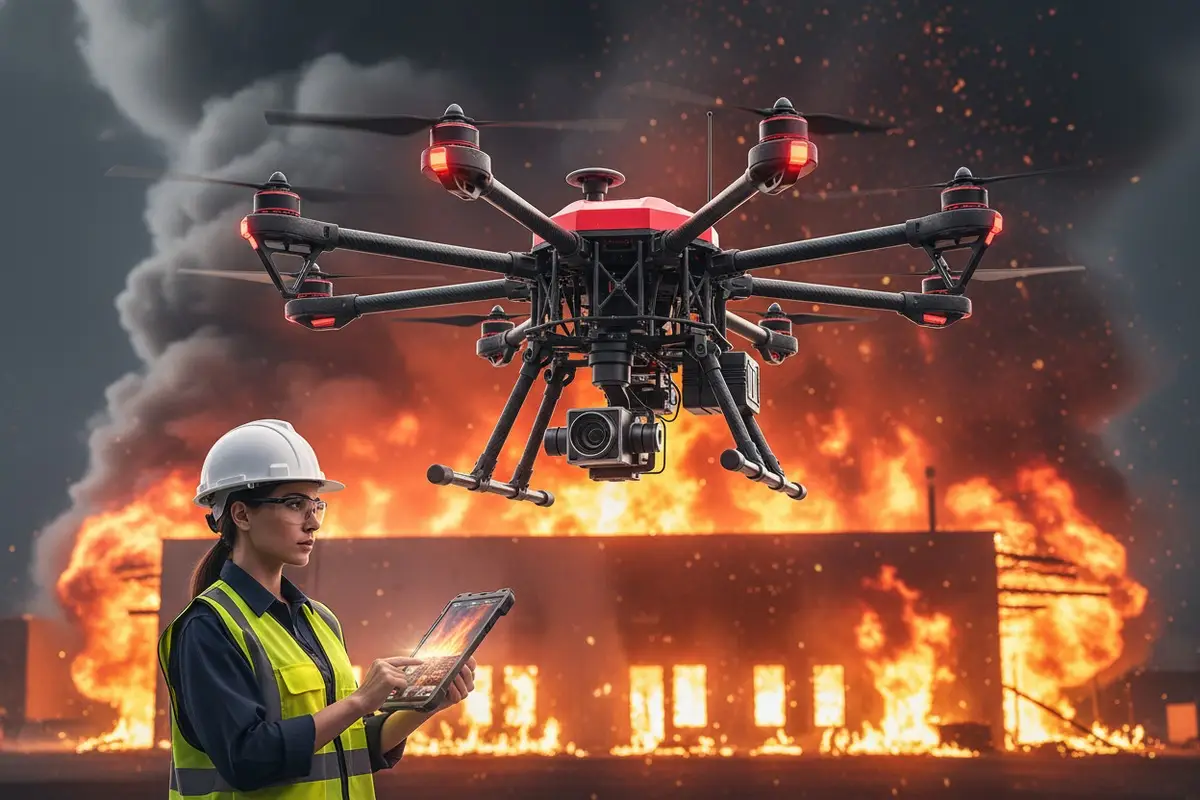 How to Evaluate Firefighting Drone Heat Dissipation Performance in Extreme Heat?