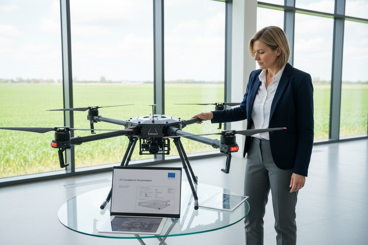 Vetting agricultural drone suppliers for European sustainable farming trends and compliance (ID#1)