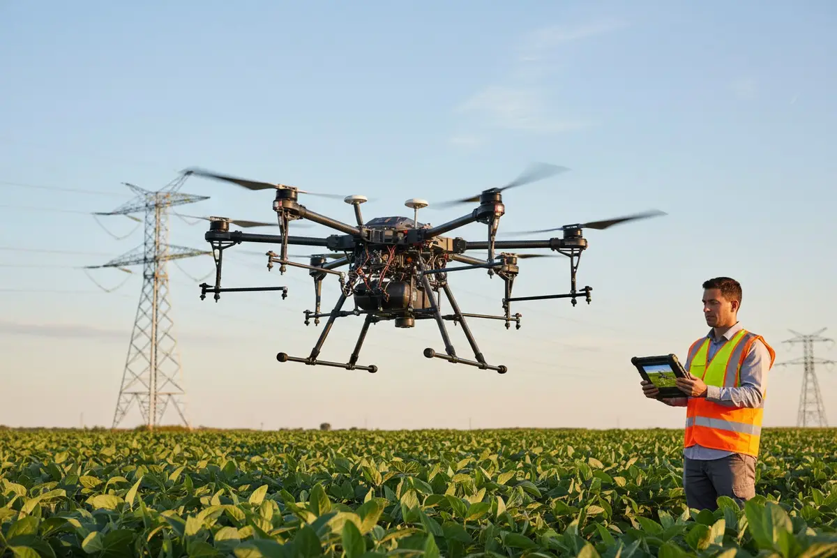 How to Verify EMI Resistance of Agricultural Drones Near High-Voltage Power Lines?