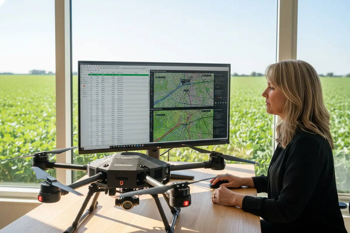 Which Agricultural Drone Flight Log Data Formats Are Needed for Analysis Integration?