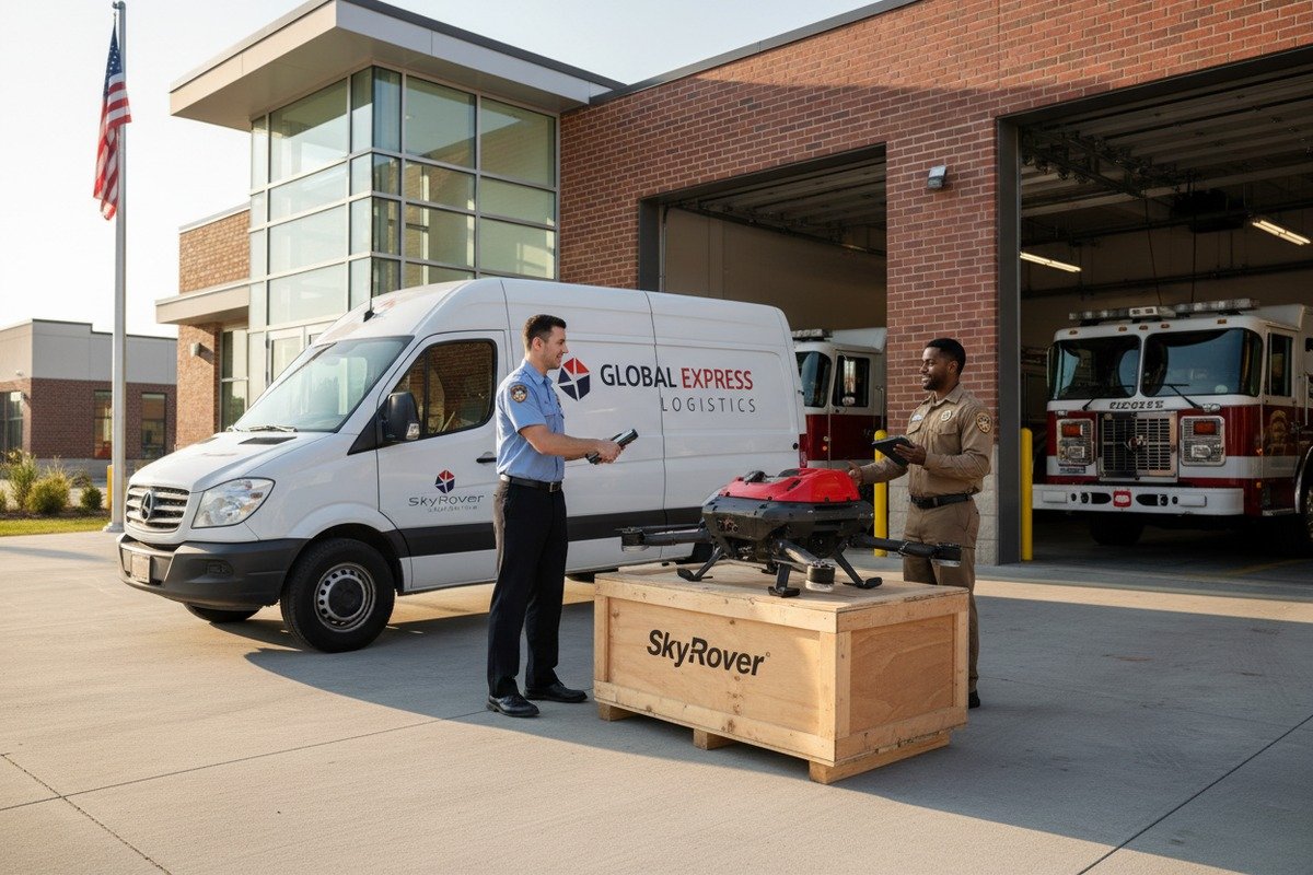 Utilizing door-to-door delivery services to manage international shipping uncertainty and customs clearance (ID#5)