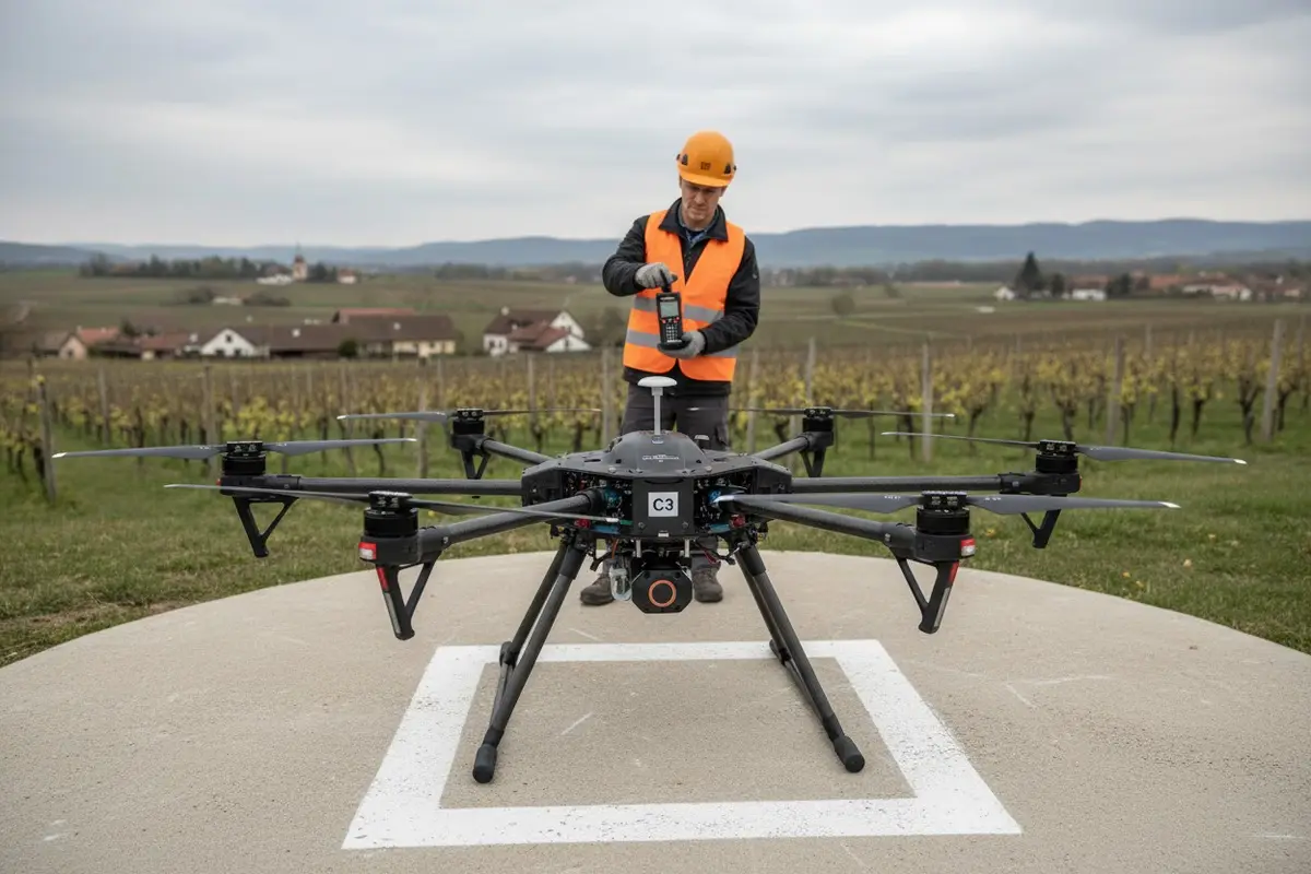 Which Noise Metrics for Agricultural Drones Meet European Regulations?