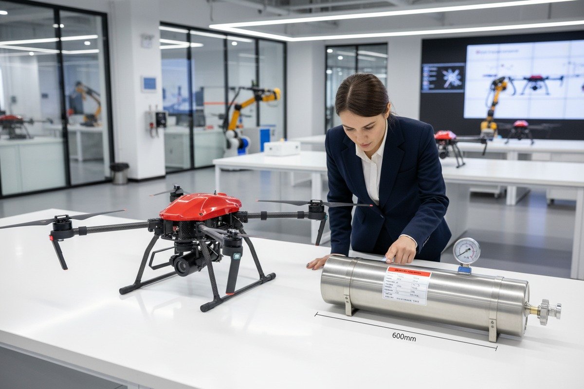 Technical specifications for dry powder fire canisters used on firefighting drones (ID#1)