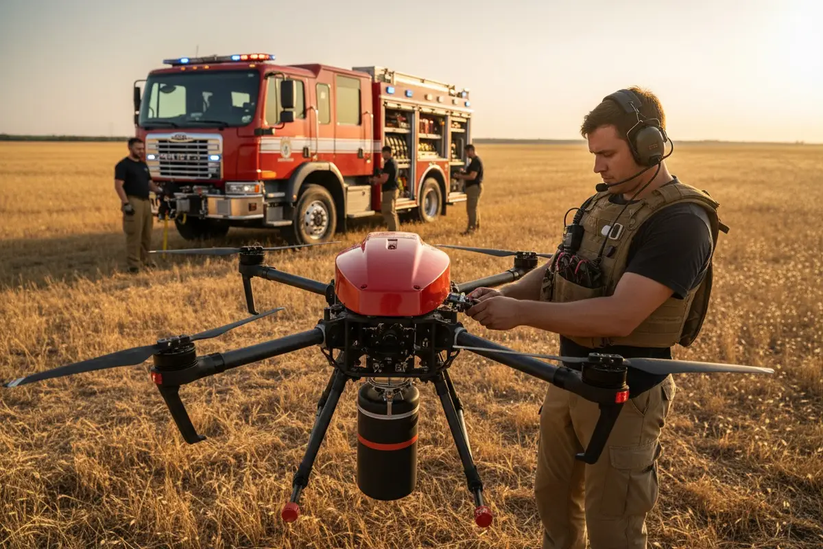 How Do Quick-Release Designs Impact Firefighting Drone Deployment Efficiency When Sourcing?