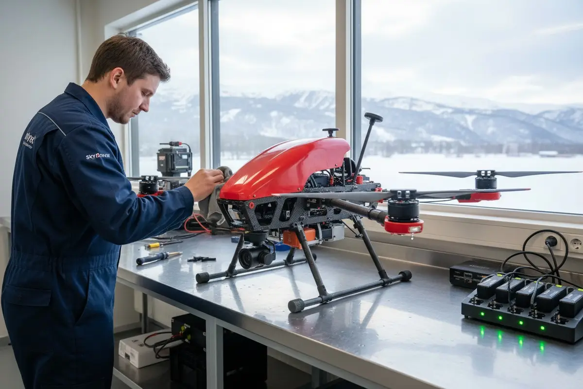 How to Maintain Firefighting Drones in Rainy and Snowy Weather?