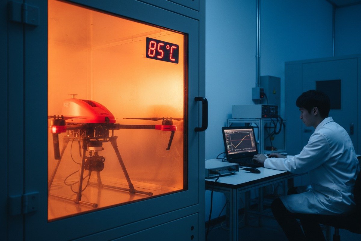 High-temperature fuse ratings and specifications for safe firefighting drone operation in extreme heat (ID#3)