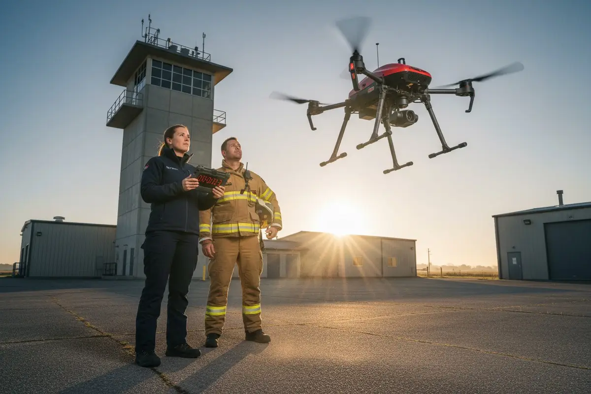 How to Evaluate Firefighting Drone Ascent and Descent Speeds for Emergency Response?