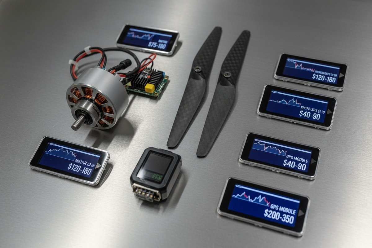 Comparing drone component pricing from top-tier Chinese manufacturers using landed costs and manufacturing credentials (ID#3)