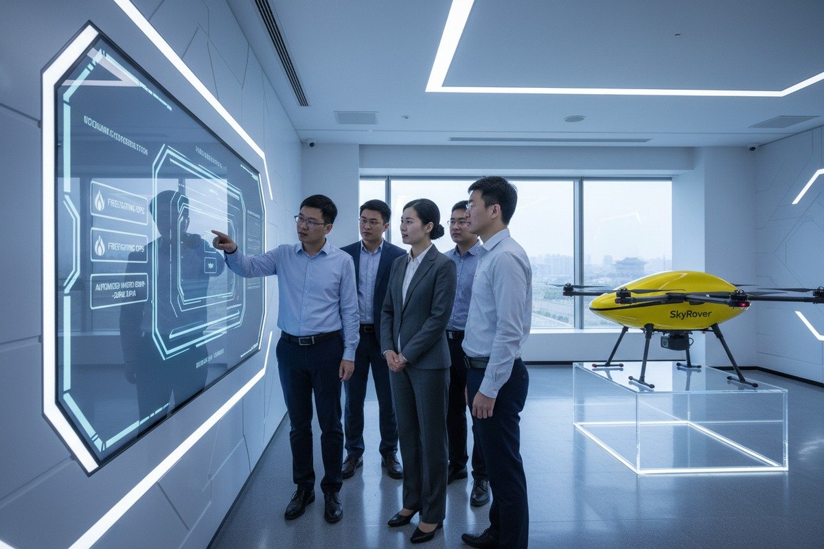 Custom OEM Interface Layout Custom GCS interface layout designed through OEM software development services for firefighting workflows (ID#3)