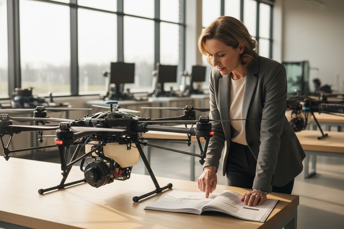 Importance of checking battery maintenance and storage guidelines for agricultural drones (ID#1)