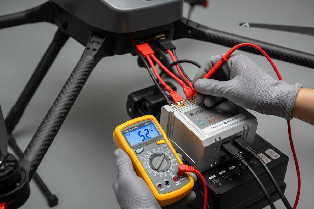 Supplier Technical Battery Support Supplier technical documentation and support for agricultural drone battery management and safety (ID#4)