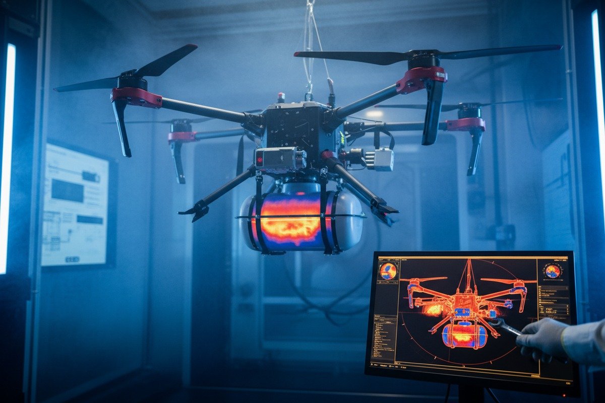 Assessing drone manufacturer engineering expertise through prototype testing and thermal sensor integration (ID#2)