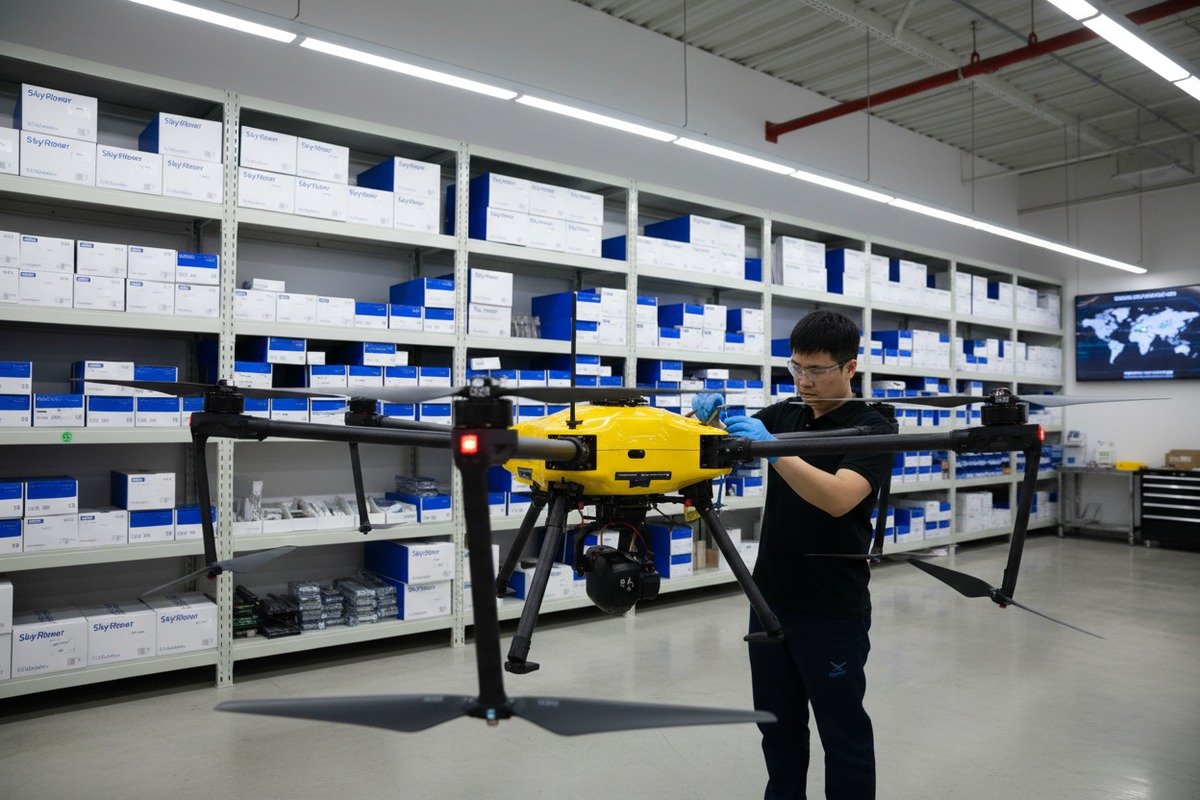 Verifying long-term technical support and component availability for firefighting drone fleets (ID#5)