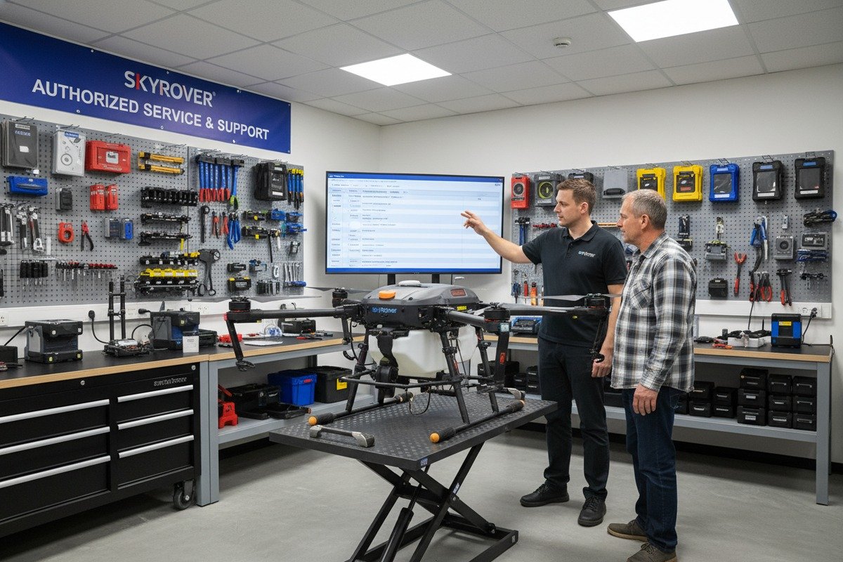 Error code lookup table improving after-sales service for local agricultural drone clients (ID#4)