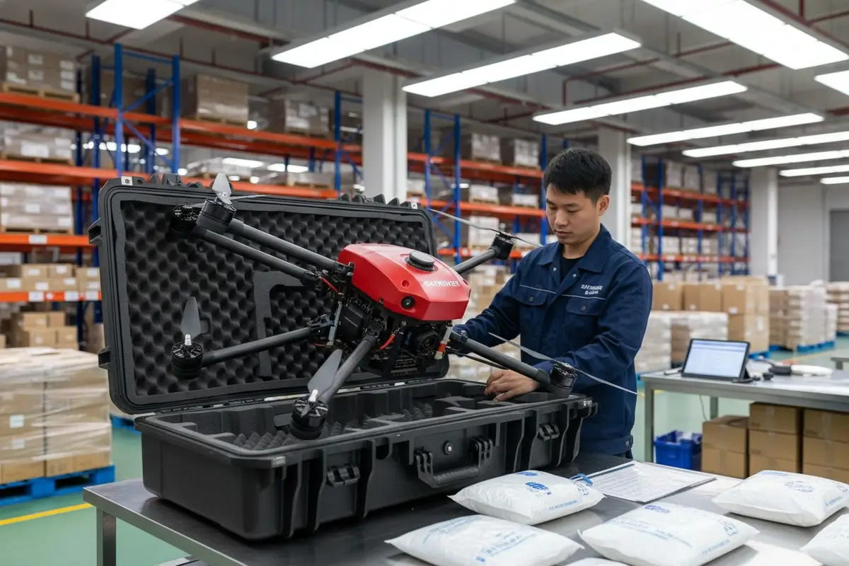 How to Protect Firefighting Drones from Moisture and Shock During Sea Freight from China?