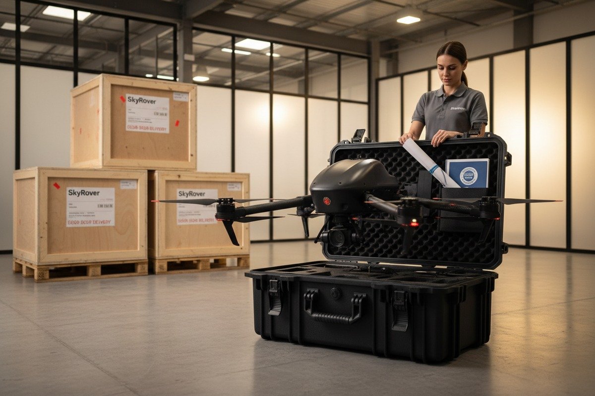 Reliable drone export experience ensuring safe delivery through proper customs and logistics (ID#5)