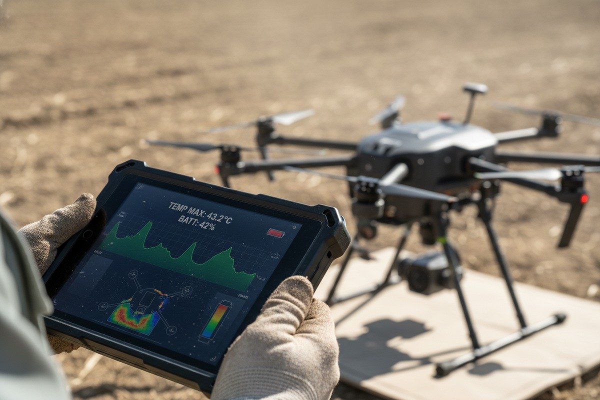 Evaluating robust thermal management systems for agricultural drone batteries in high temperatures (ID#2)